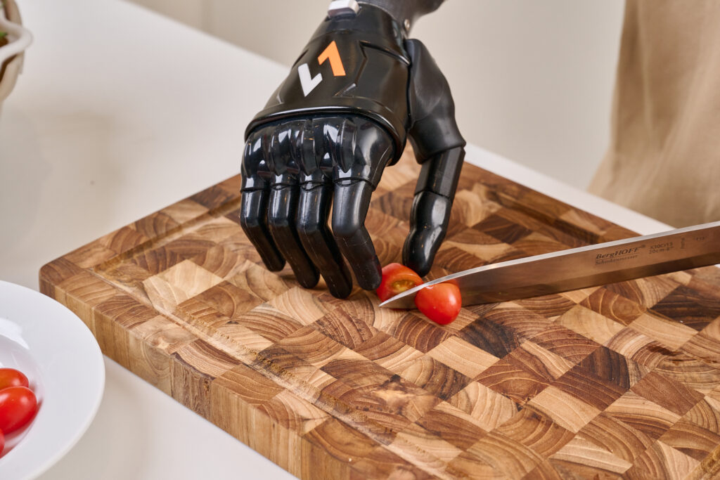 Cooking with Vulcan Prosthetic Hand